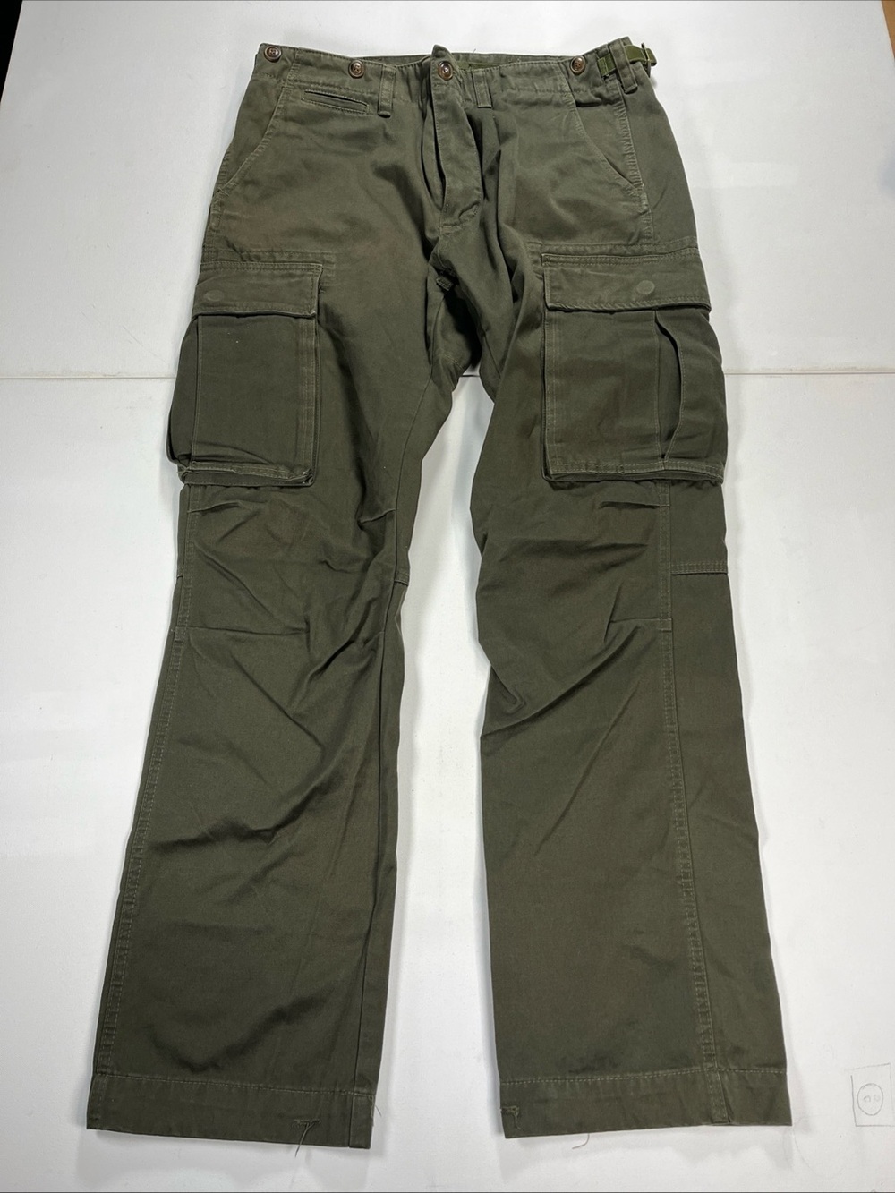MNML Cargo Pants Army Military Green Field Tactical Adjustable Mens 34